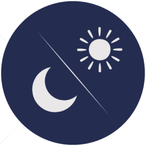 Logo soleil et lune naturopathe spécialisée sommeil